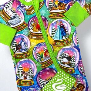 Sugar Swans Snow Globe Character Christmas Onesie Zippy